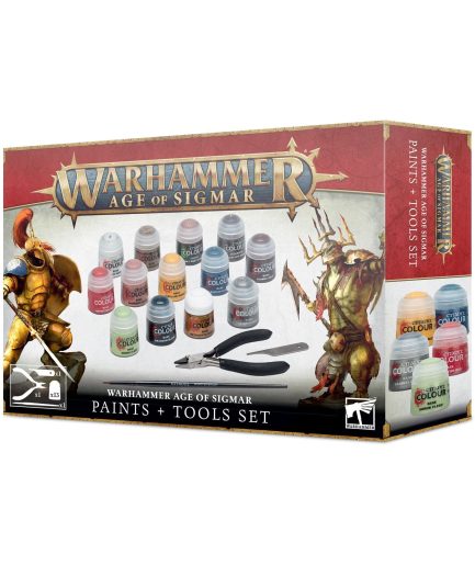 Warhammer Age of Sigmar: Paints + Tools Set